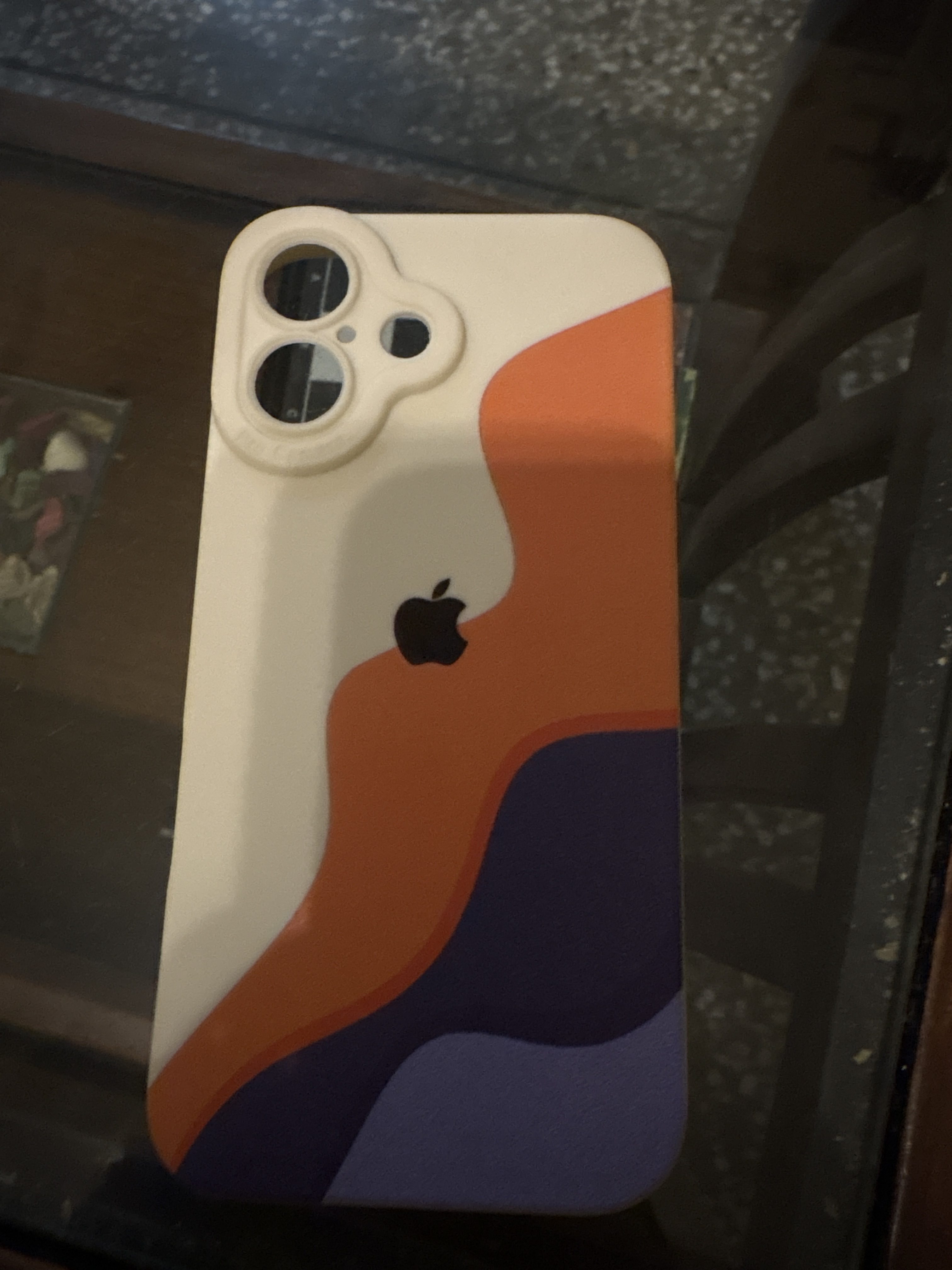 Customer photo of Vibrant Wave Flow Silicone Case for Apple iPhone Series