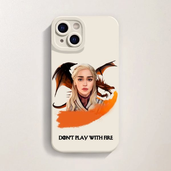 Dragon Queen Artistry Silicone Case for Apple iPhone Series