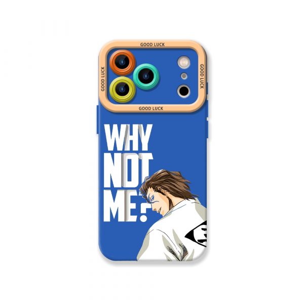 Anime-Inspired Colorful Silicone Case for Apple iPhone Series
