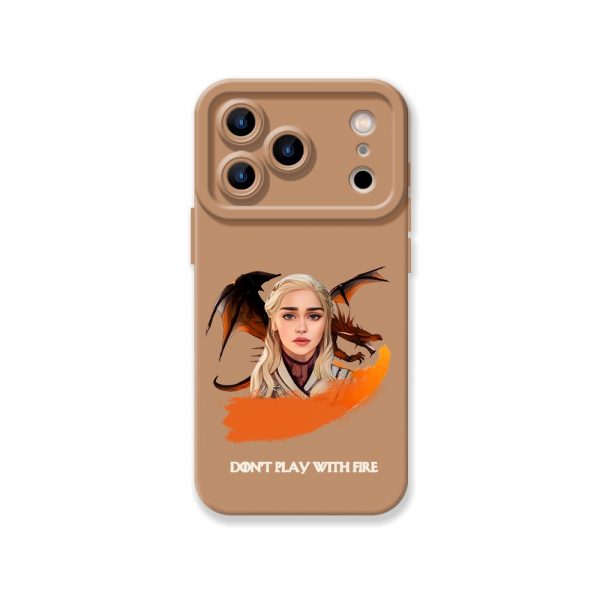 Dragon Queen Artistry Silicone Case for Apple iPhone Series