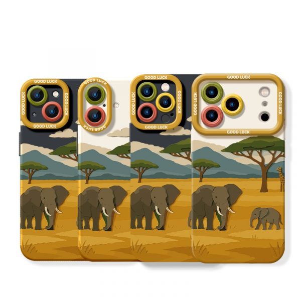 Safari Adventure Silicone Case for Apple iPhone Series