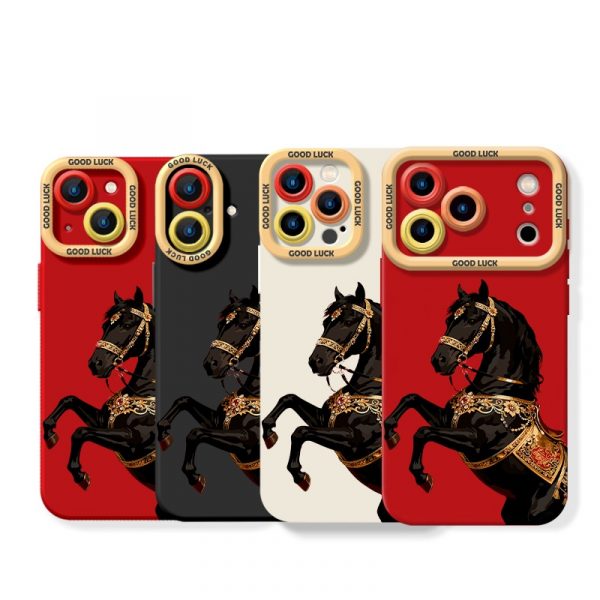 Majestic Stallion Design Silicone Case for Apple iPhone Series