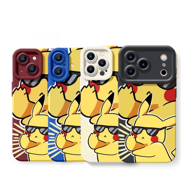 Cool Cartoon Vibes Silicone Case for Apple iPhone Series