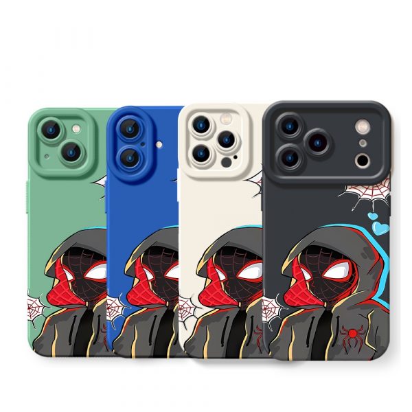 Spidey Hood Silicone Case for Apple iPhone Series
