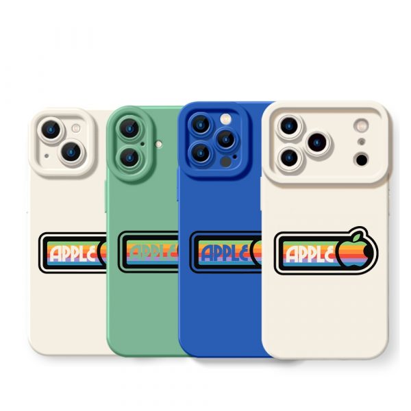 Retro Tech Silicone Case for Apple iPhone Series