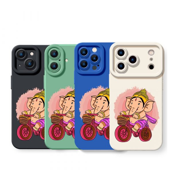 Little Ganpati Silicone Case for Apple iPhone Series
