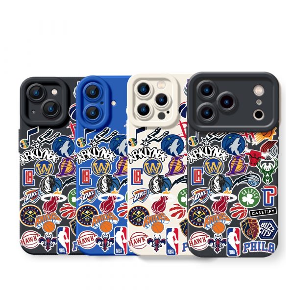 Spirit Sticker Collage Silicone Case for Apple iPhone Series