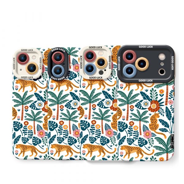 Lively Jungle Adventure Silicone Case for Apple iPhone Series