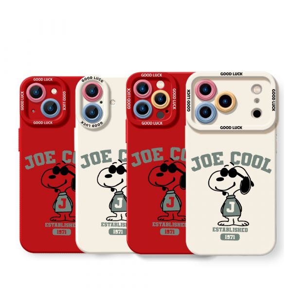 Retro Joe Cool Silicone Case for Apple iPhone Series