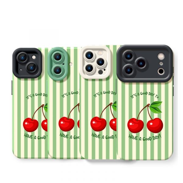 Cherry Delight Silicone Case for Apple iPhone Series