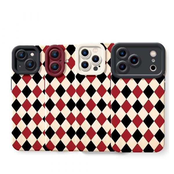 Vintage Pattern Silicone Case for Apple iPhone Series