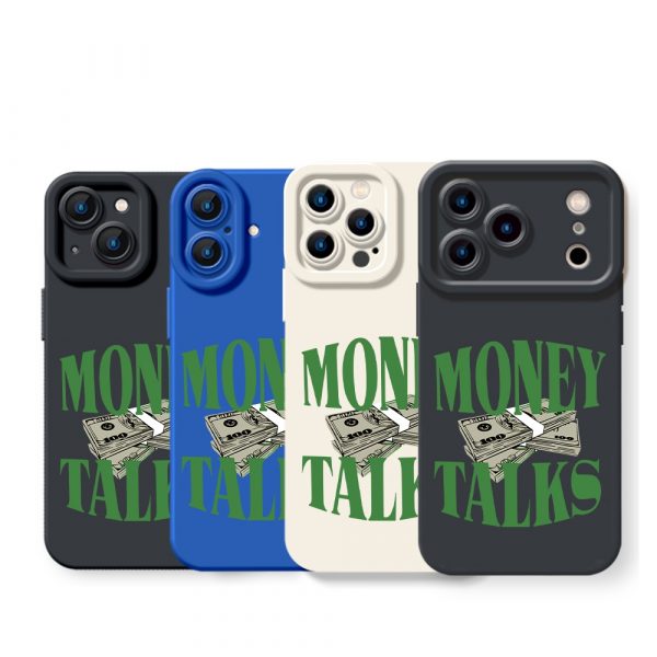 Money Talks Silicone Case for Apple iPhone Series