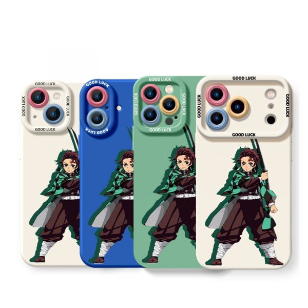 Anime Sword Warrior Design Silicone Case for Apple iPhone Series