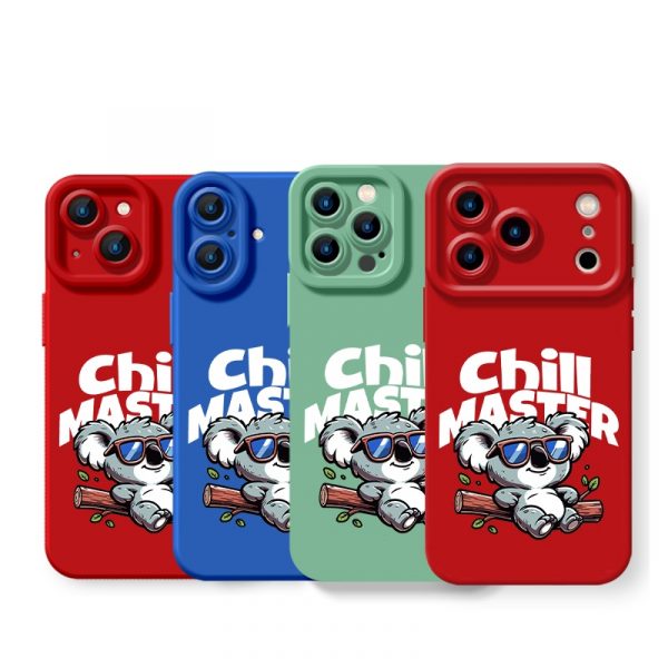 Chill Master Koala Groove Silicone Case for Apple iPhone Series