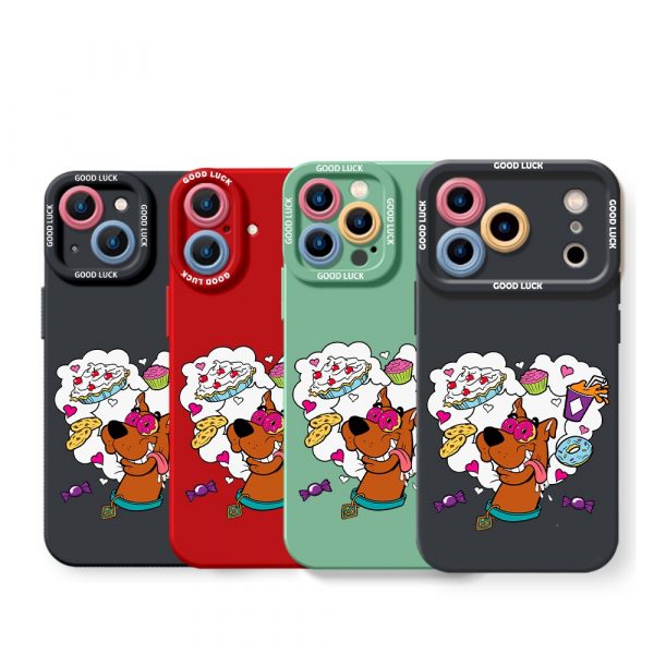 Sweet Treats and Pup Dreams Silicone Case for Apple iPhone Series