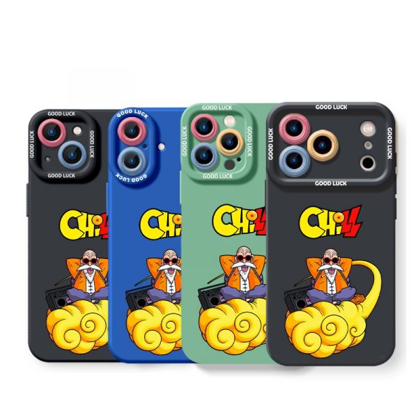 Anime Master Chill Vibes Silicone Case for Apple iPhone Series