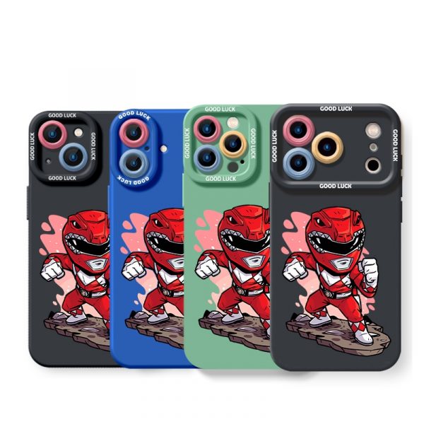 Chibi Hero Red Ranger Silicone Case for Apple iPhone Series