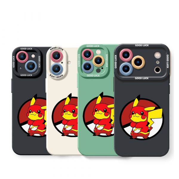 Red Electric Hero Silicone Case for Apple iPhone Series