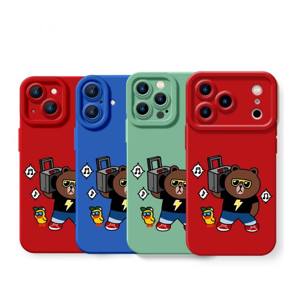 Street Beats Bear Silicone Case for Apple iPhone Series