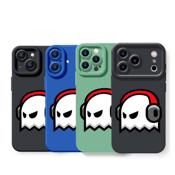 Ghostly Beats Silicone Case for Apple iPhone Series