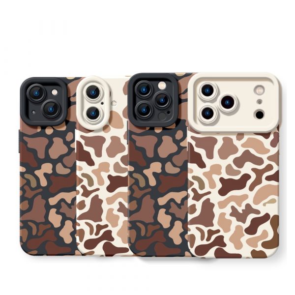 Urban Camo Style Silicone Case for Apple iPhone Series