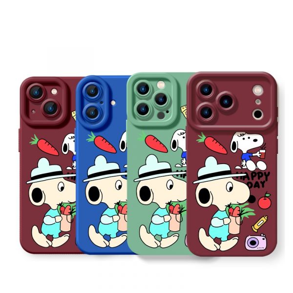 Cartoon Pals Adventure Silicone Case for Apple iPhone Series