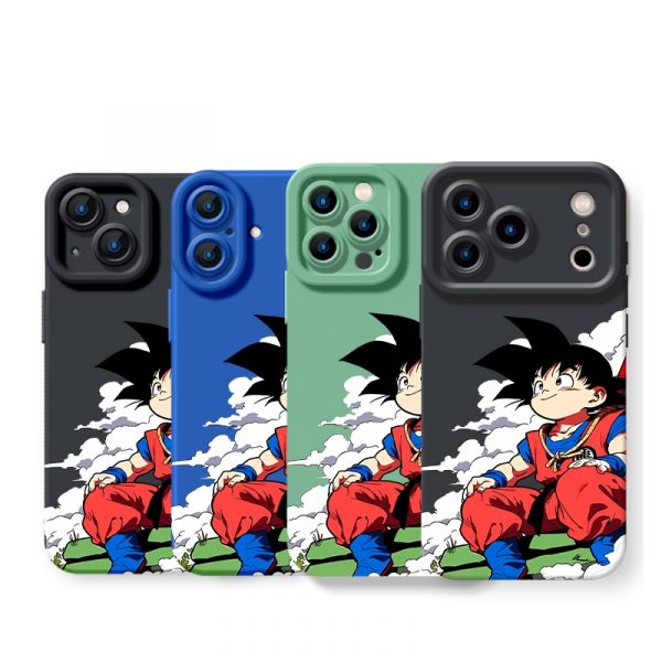 Adventurous Saiyan Boy Design Silicone Case for Apple iPhone Series