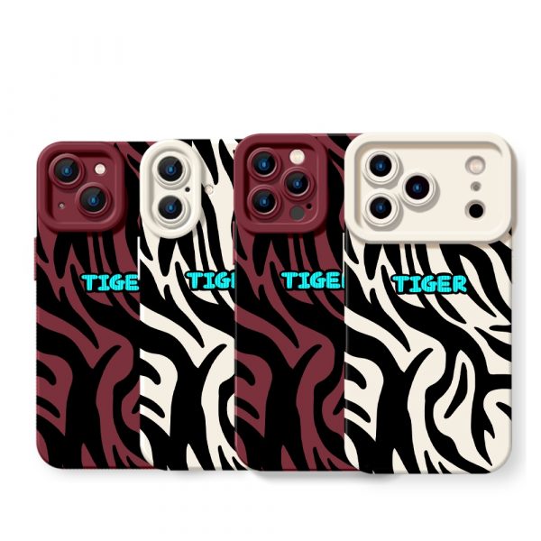 Wild Tiger Stripe Silicone Case for Apple iPhone Series