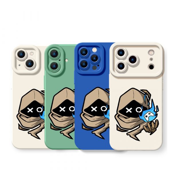 Mysterious Gamer Hooded Spirit Silicone Case for Apple iPhone Series