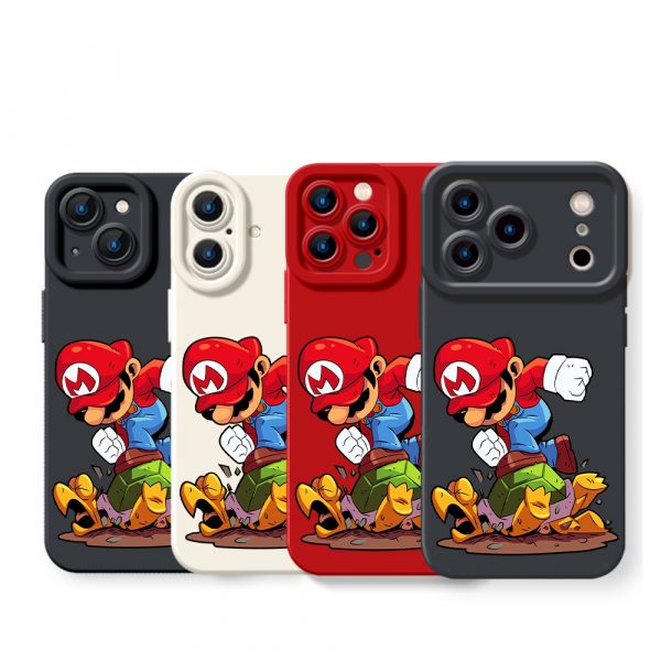 Retro Pixel Hero Adventure Silicone Case for Apple iPhone Series