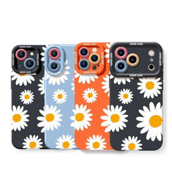 Daisy Delight Pop Silicone Case for Apple iPhone Series
