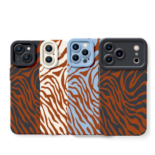 Wild Safari Stripes Silicone Case for Apple iPhone Series