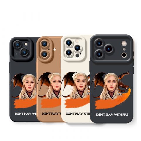 Dragon Queen Artistry Silicone Case for Apple iPhone Series