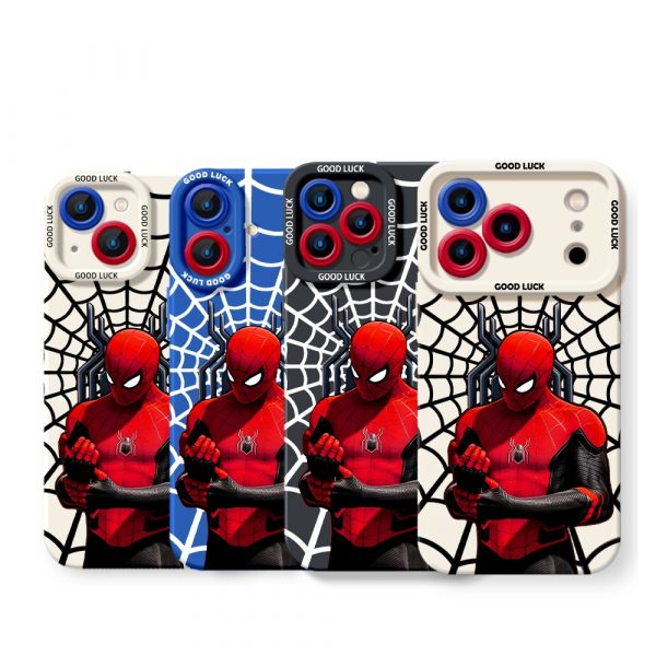Web Warrior Design Silicone Case for Apple iPhone Series