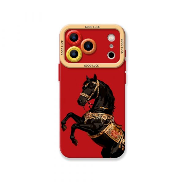 Majestic Stallion Design Silicone Case for Apple iPhone Series