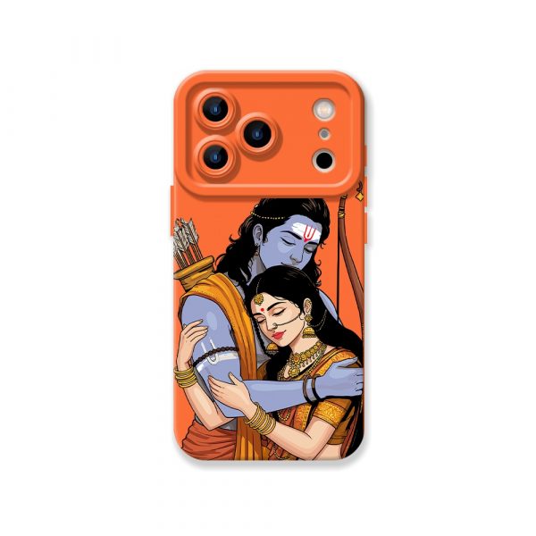 Divine Embrace Ethereal Love Silicone Case for Apple iPhone Series