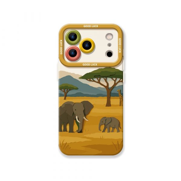 Safari Adventure Silicone Case for Apple iPhone Series