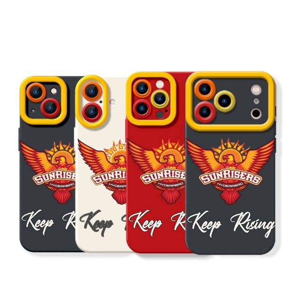 Bold & Vibrant Keep Rising Design Silicone Case for Apple iPhone Series