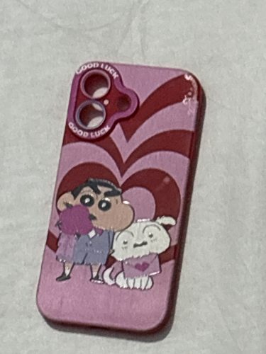 Charming Cartoon Love Collection Silicone Case for Apple iPhone Series photo review