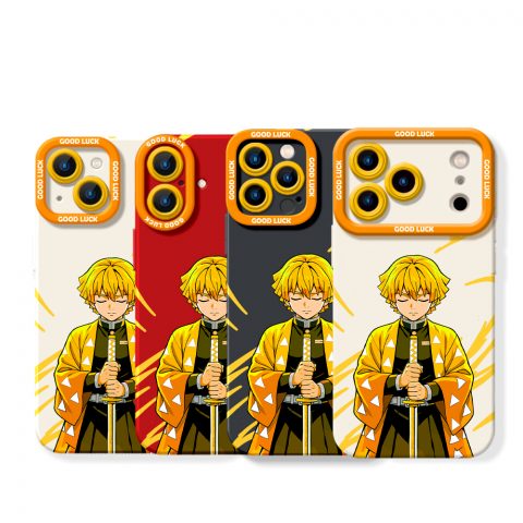 Golden Warrior Charm Silicone Case for Apple iPhone Series