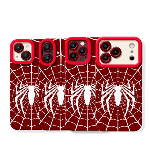 Web Warrior Charm Silicone Case for Apple iPhone Series