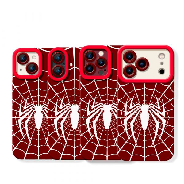 Web Warrior Charm Silicone Case for Apple iPhone Series