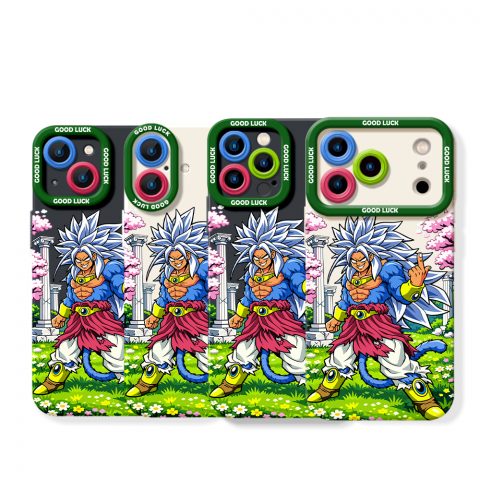 Anime Warrior in Blossom Gardens Silicone Case for Apple iPhone Series