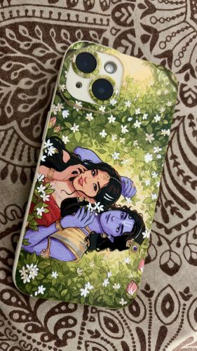Enchanted Love Garden Silicone Case for Apple iPhone Series photo review
