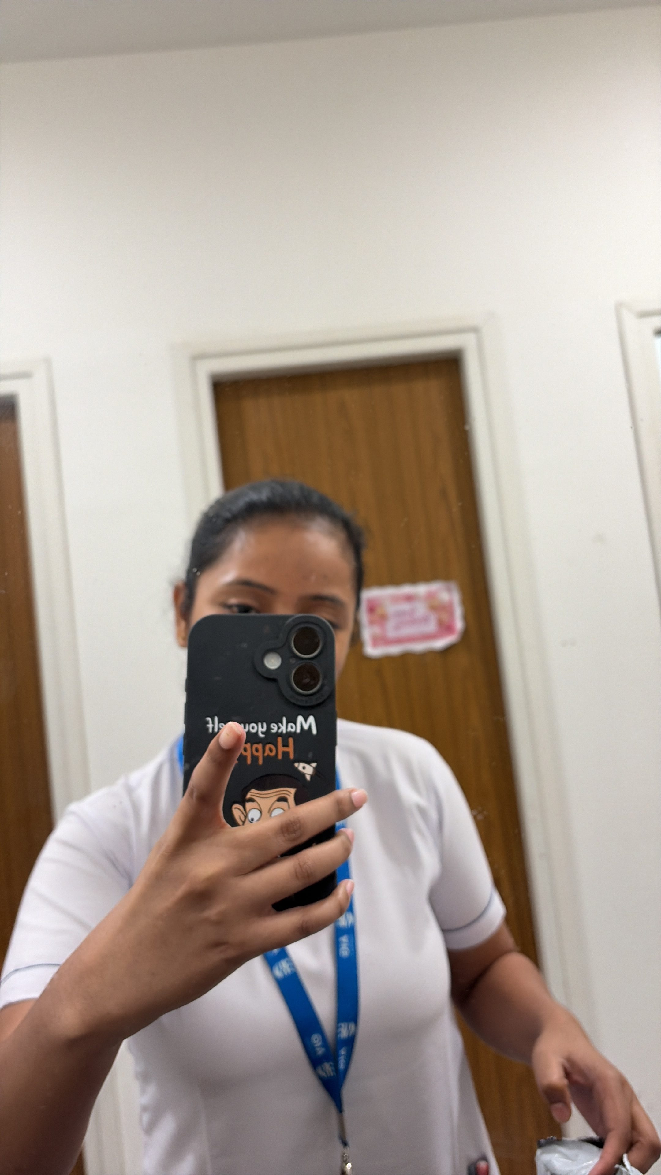 Customer photo of Cheerful Cartoon Companion Silicone Case for Apple iPhone Series
