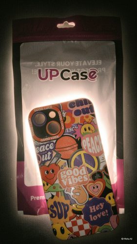 Retro Vibes Sticker Collage Silicone Case for Apple iPhone Series photo review