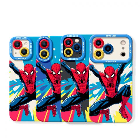 Heroic Web-Slinger Vibrant Art Silicone Case for Apple iPhone Series