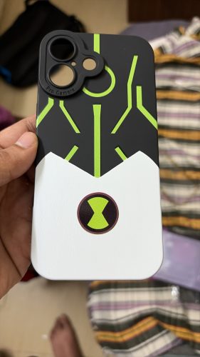 Galactic Hourglass Neon Glow Silicone Case for Apple iPhone Series photo review