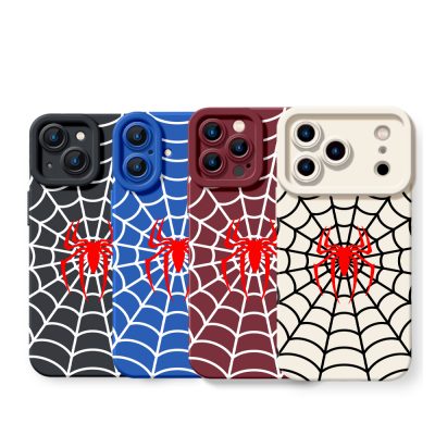 Spider Web Guardian Bold Silicone Case for Apple iPhone Series