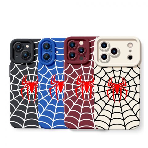 Spider Web Guardian Bold Silicone Case for Apple iPhone Series